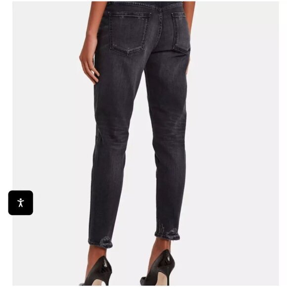 MOUSSY VINTAGE Velma Distressed Skinny Jeans in Faded Black Size 25 - Picture 3 of 16